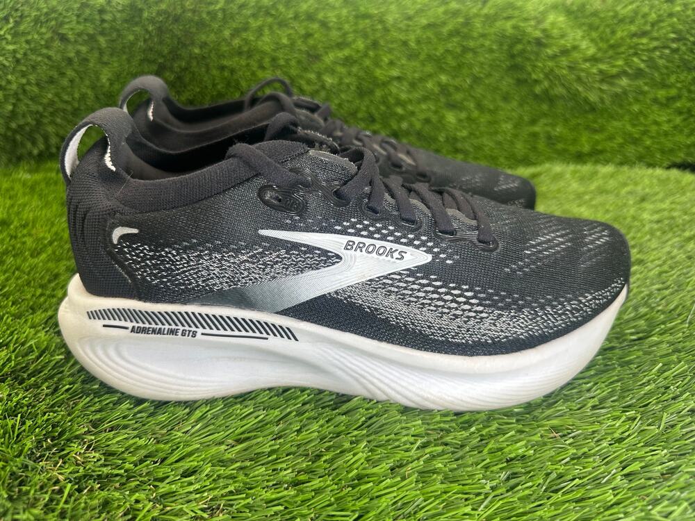 Brooks Adrenaline GTS 25 1204431D090 Athletic Shoes Womens 7D Black Mesh Running